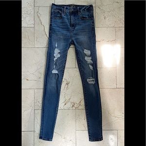 Abercrombie High Rise Super Skinny Jeans